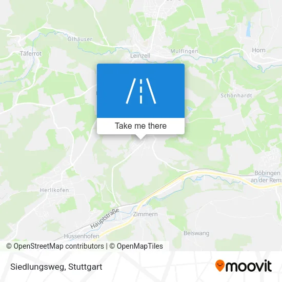 Карта Siedlungsweg