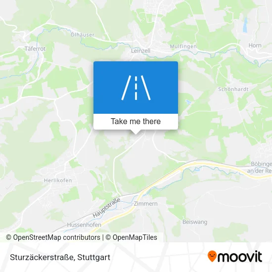 Карта Sturzäckerstraße