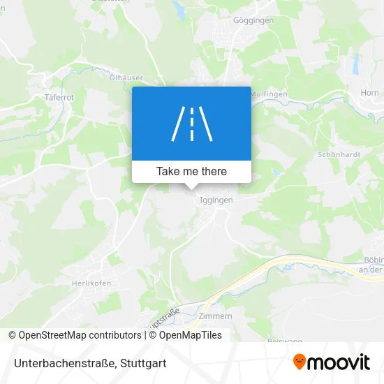 Карта Unterbachenstraße