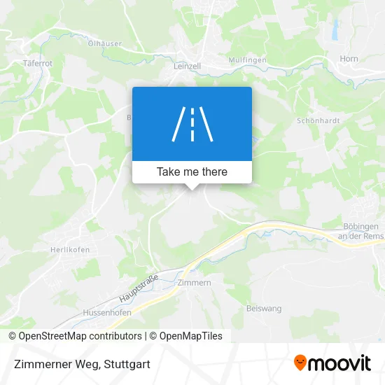 Карта Zimmerner Weg
