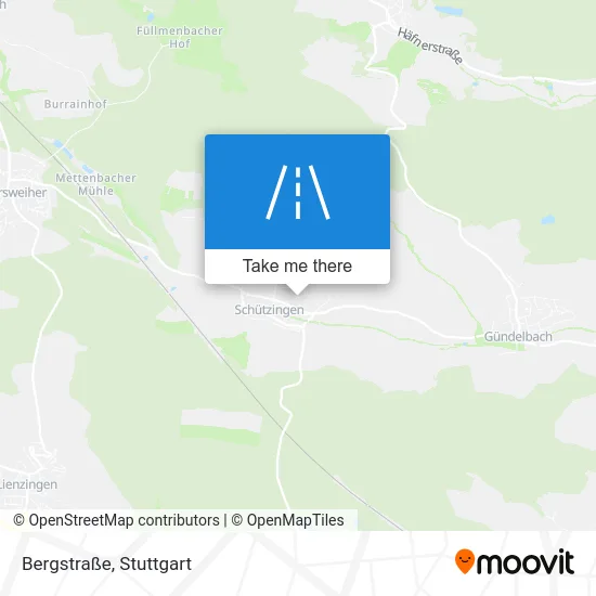 Карта Bergstraße