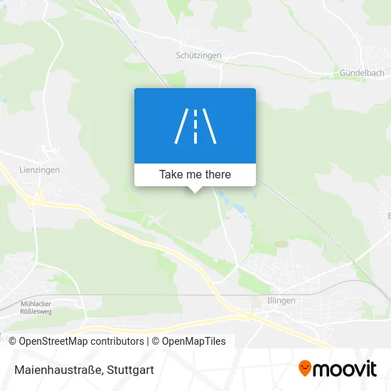 Карта Maienhaustraße