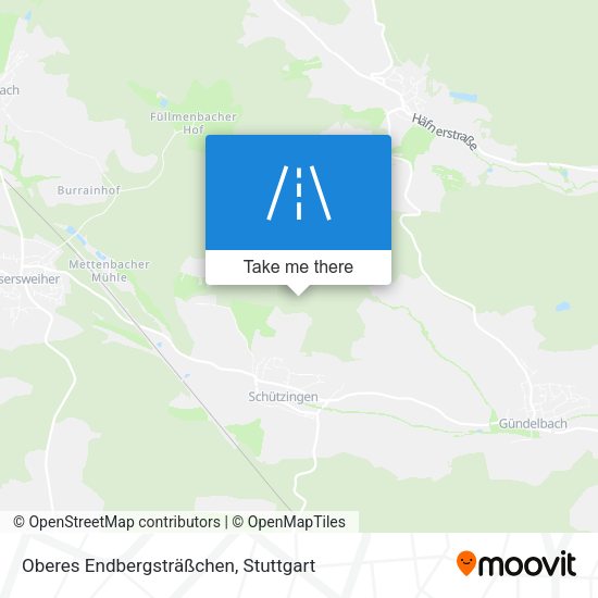 Oberes Endbergsträßchen map