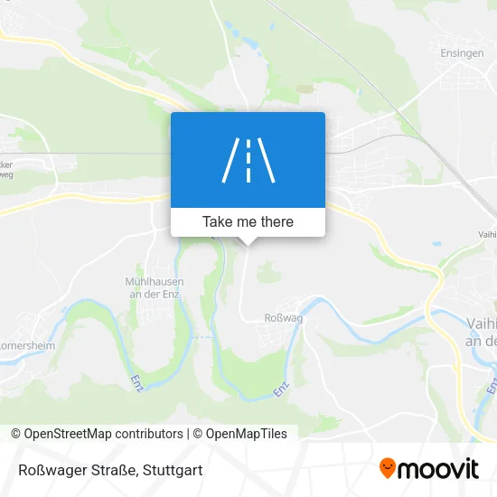 Карта Roßwager Straße