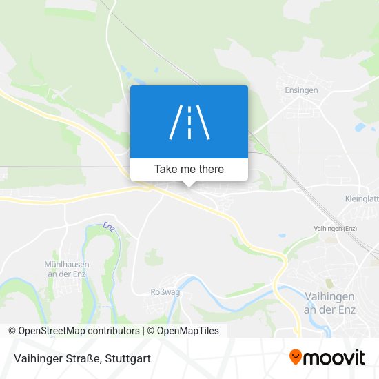 Карта Vaihinger Straße