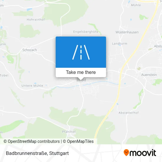 Карта Badbrunnenstraße