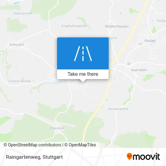 Карта Raingartenweg