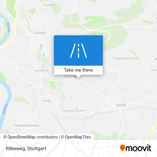 Карта Rilkeweg