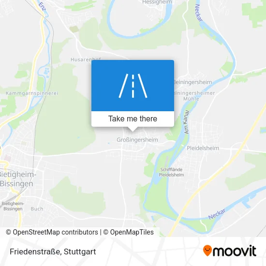 Friedenstraße map