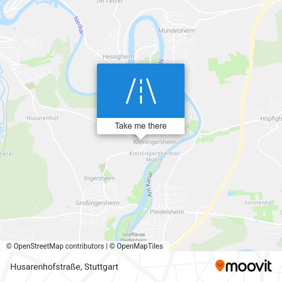 Husarenhofstraße map