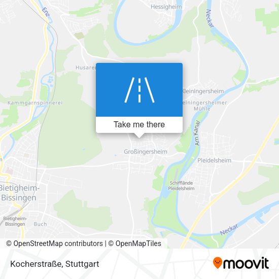 Kocherstraße map