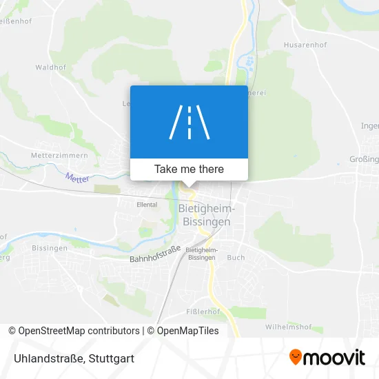 Карта Uhlandstraße