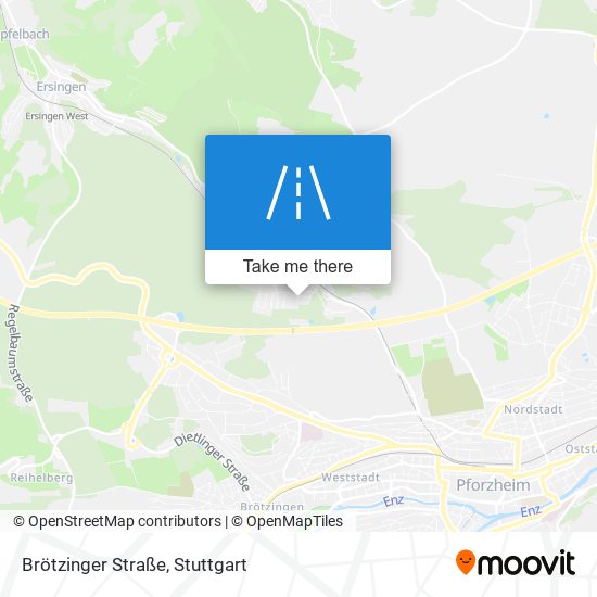 Brötzinger Straße map