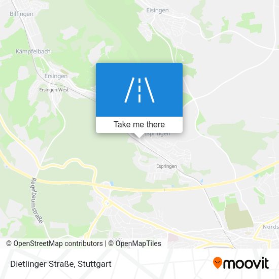 Dietlinger Straße map