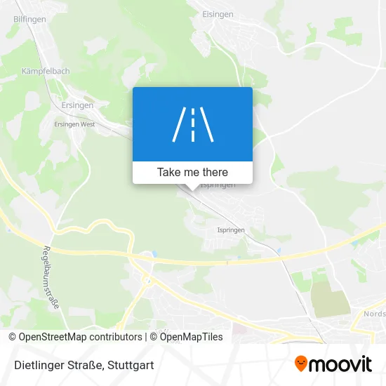 Карта Dietlinger Straße