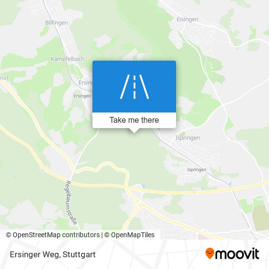 Ersinger Weg map