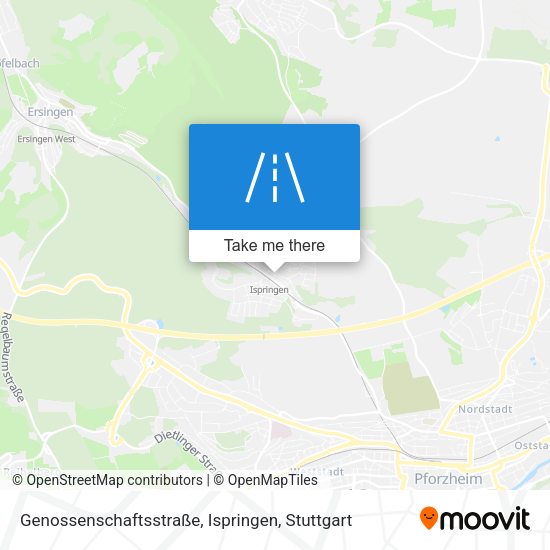 Genossenschaftsstraße, Ispringen map