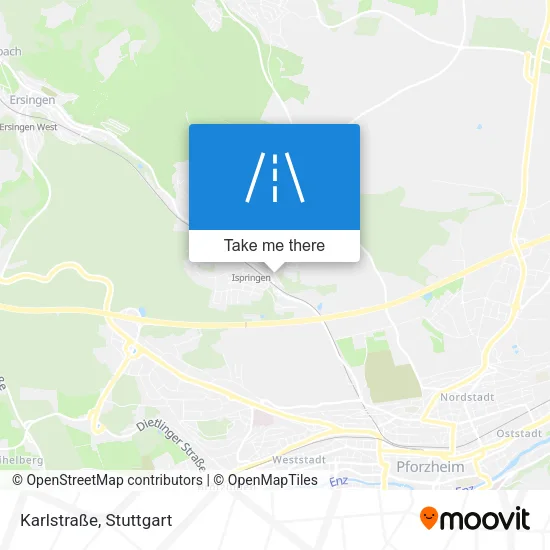 Карта Karlstraße