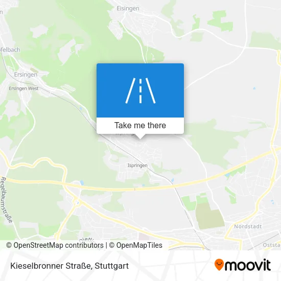 Карта Kieselbronner Straße