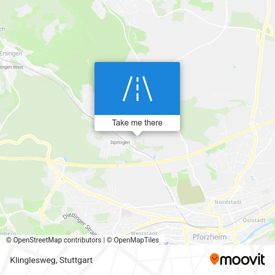 Klinglesweg map