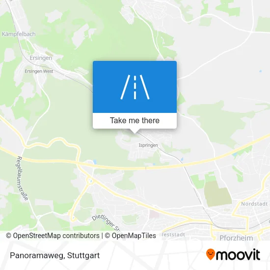 Panoramaweg map