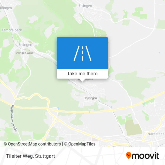 Карта Tilsiter Weg
