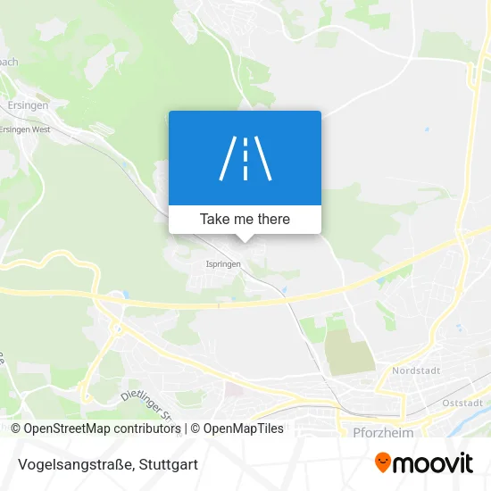 Карта Vogelsangstraße