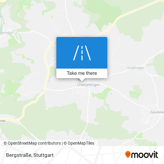 Bergstraße map