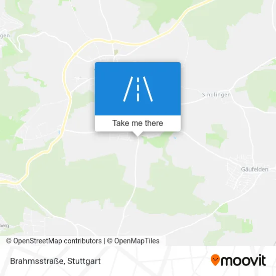 Карта Brahmsstraße