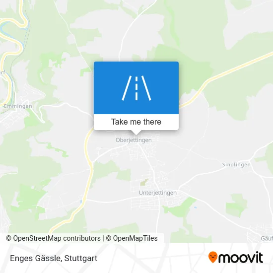 Карта Enges Gässle