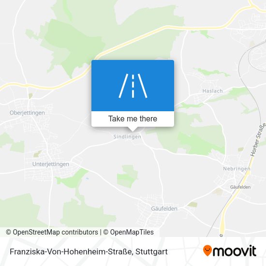 Franziska-Von-Hohenheim-Straße map