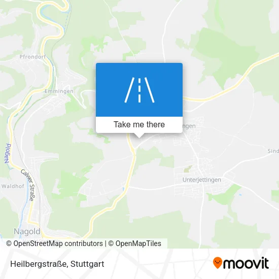 Карта Heilbergstraße