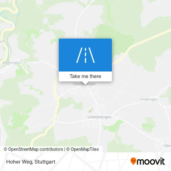 Карта Hoher Weg