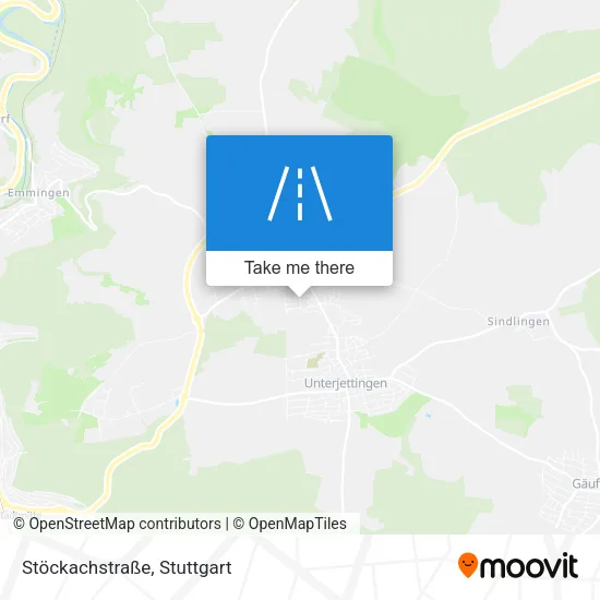 Карта Stöckachstraße