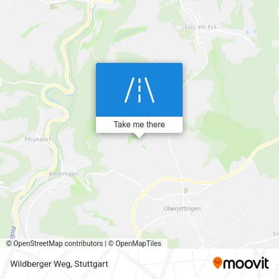 Карта Wildberger Weg