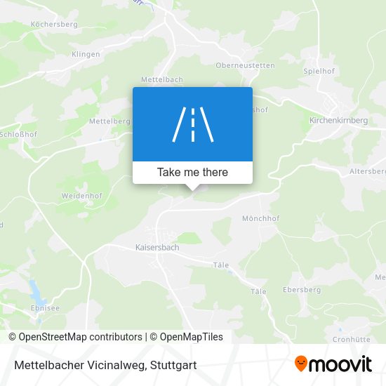 Mettelbacher Vicinalweg map