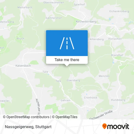 Карта Nassgeigerweg