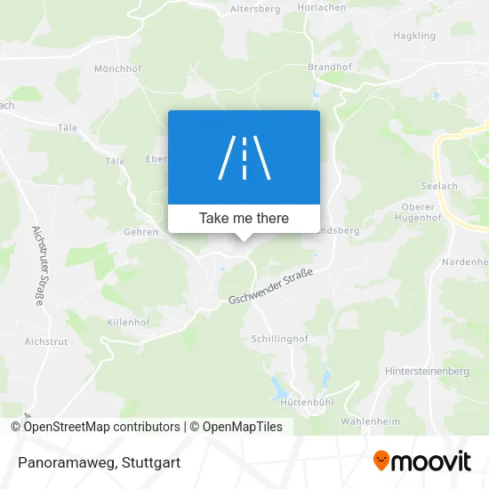 Panoramaweg map