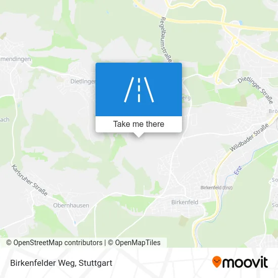 Карта Birkenfelder Weg