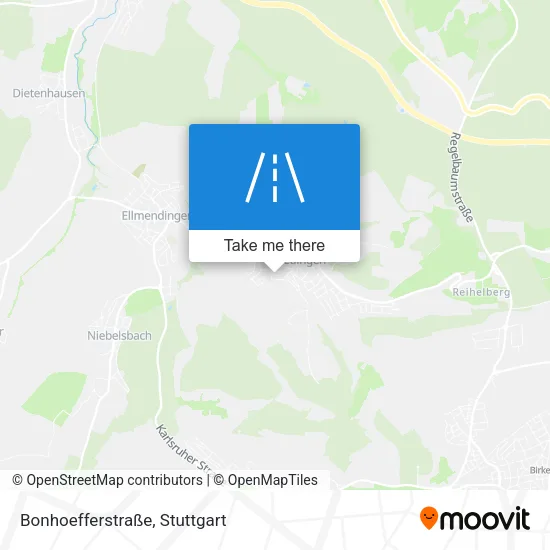 Карта Bonhoefferstraße
