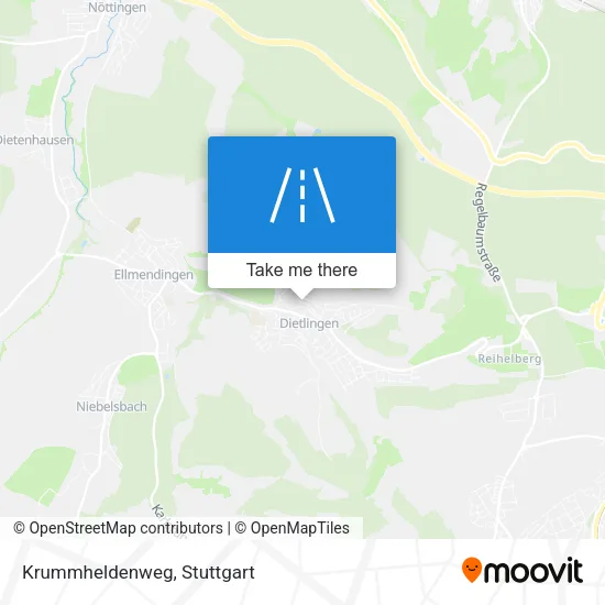 Карта Krummheldenweg