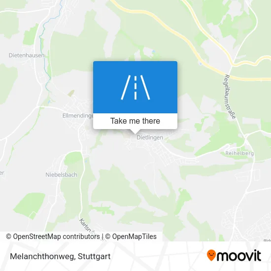 Карта Melanchthonweg