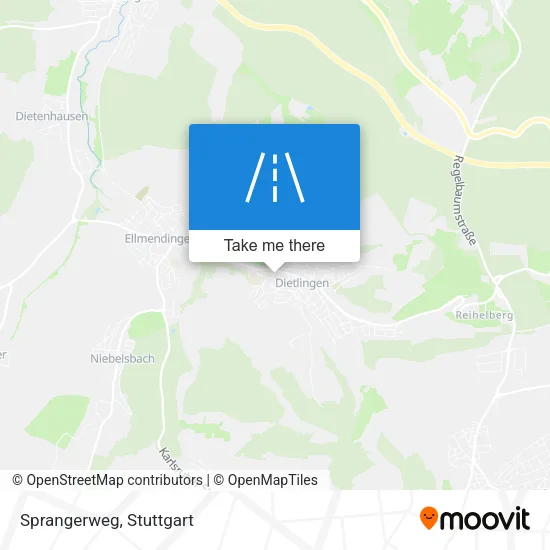 Карта Sprangerweg