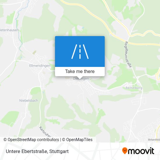 Untere Ebertstraße map