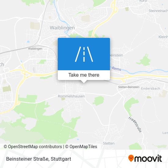 Beinsteiner Straße map