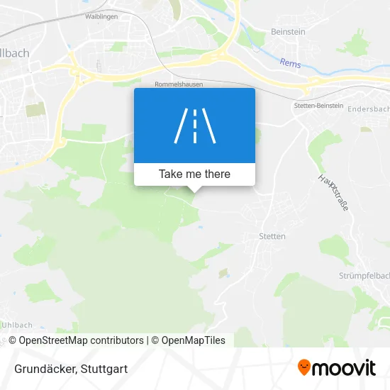 Grundäcker map