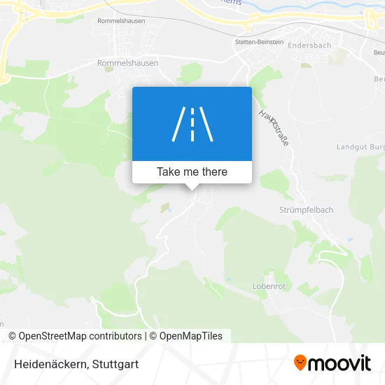 Карта Heidenäckern