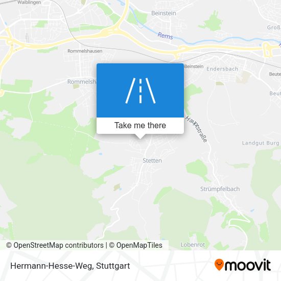Карта Hermann-Hesse-Weg