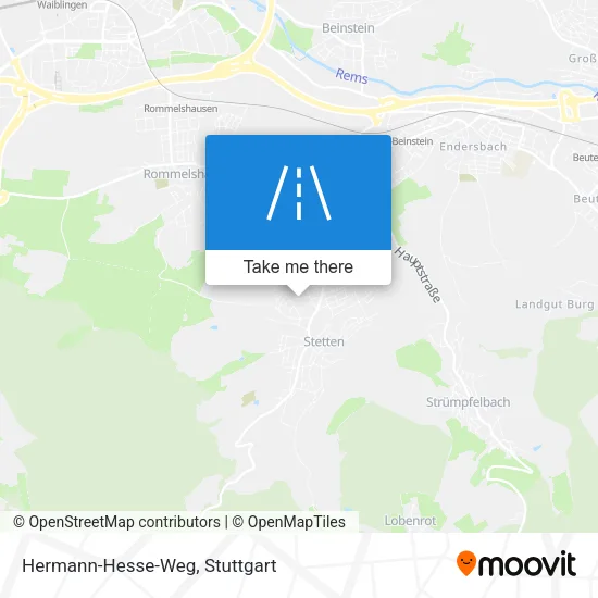 Карта Hermann-Hesse-Weg