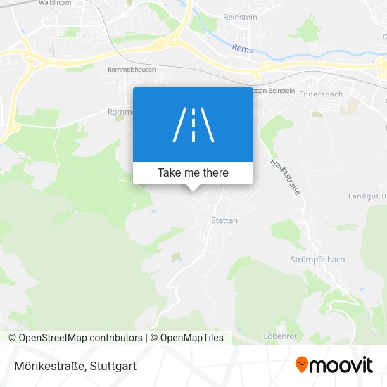 Mörikestraße map